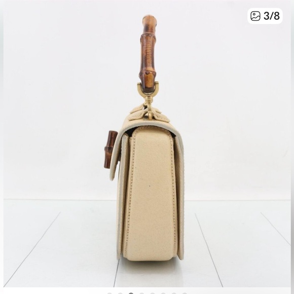 Gucci Bamboo 1947 small bag in cream - Picture 5 of 11